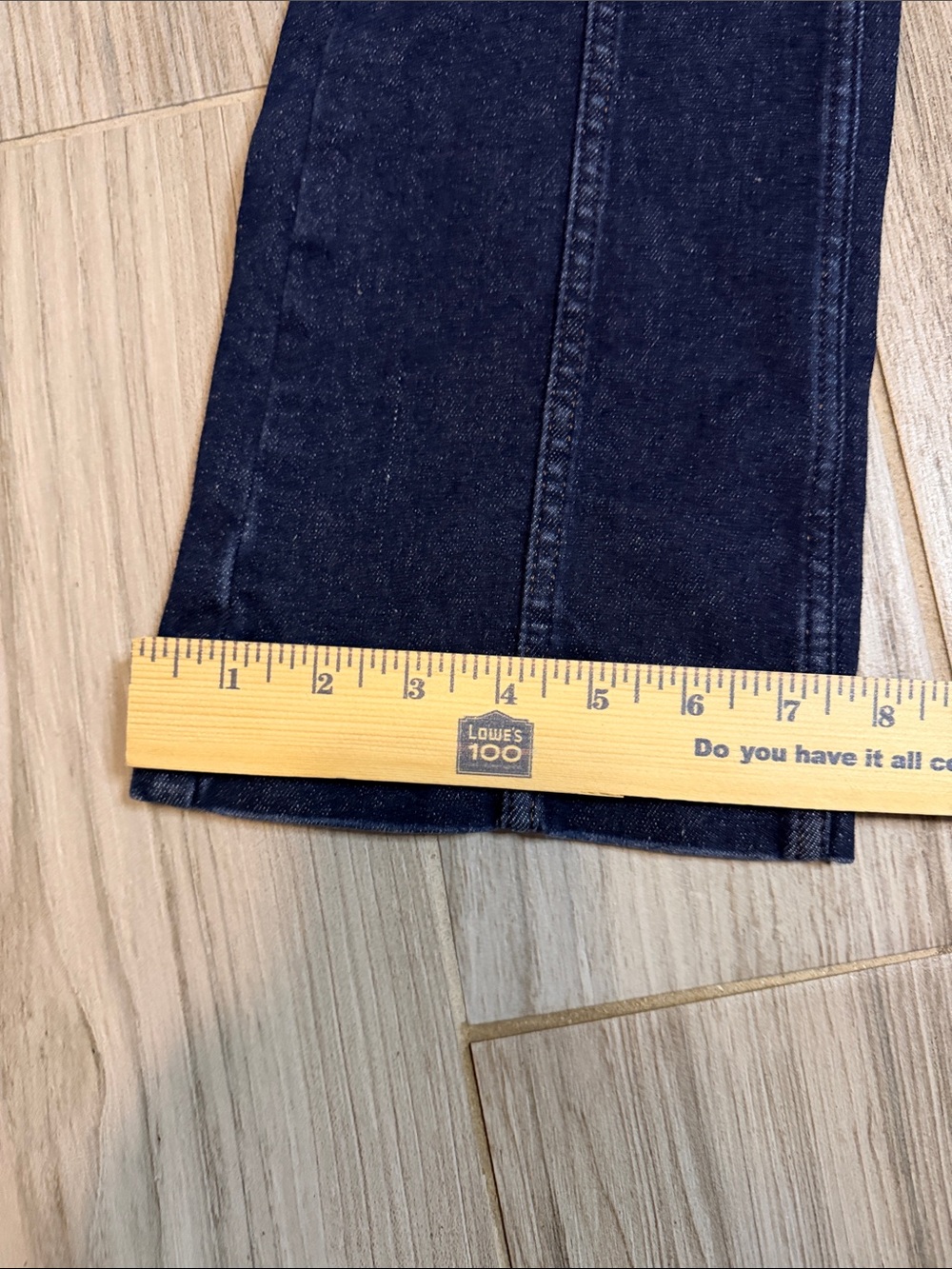 Pilcro Indigo High-Rise Flare Jeans - Picture 9 of 10